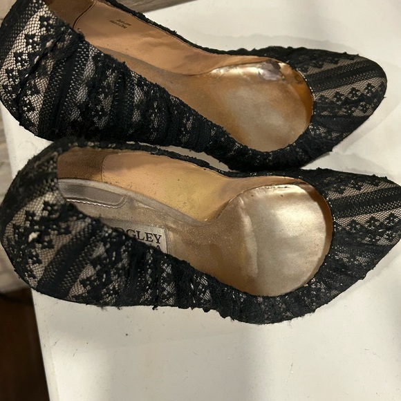 BADGLEY MISCHKA STILETTOS size 7.5. - Picture 5 of 7